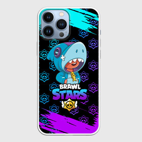 Чехол для iPhone 13 Pro Max с принтом Brawl stars leon shark. в Кировске,  |  | bea | bib | brawl stars | crow | el brown | leon | max | nita | sally leon | shark | акула | биа | биби | бравл старс | ворон | игра | леон | макс | нита | оборотень | салли леон | сэлли леон | шарк | эл браун