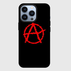 Чехол для iPhone 13 Pro с принтом Анархия в Кировске,  |  | art | rock | sons of anarchy | анархия | арт | группа | егор летов | логотип | музыка | панк | панк рок | прикольная | рок | свобода | хаос