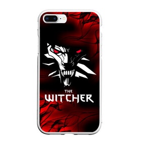 Чехол для iPhone 7Plus/8 Plus матовый с принтом THE WITCHER в Кировске, Силикон | Область печати: задняя сторона чехла, без боковых панелей | geralt | the witcher | the witcher wild hunt | witcher | ведьмак | ведьмак 3 | геральт | сериал