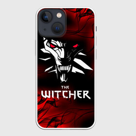 Чехол для iPhone 13 mini с принтом THE WITCHER. в Кировске,  |  | geralt | the witcher | the witcher wild hunt | witcher | ведьмак | ведьмак 3 | геральт | сериал