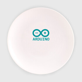Тарелка с принтом Arduino в Кировске, фарфор | диаметр - 210 мм
диаметр для нанесения принта - 120 мм | arduino | board | code | ide | ардуино | код | коды | плата | платы | программирование