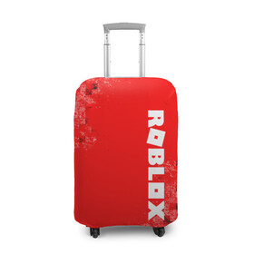 Чехол для чемодана 3D с принтом ROBLOX в Кировске, 86% полиэфир, 14% спандекс | двустороннее нанесение принта, прорези для ручек и колес | roblox | игра | компьютерная игра | логотип | онлайн | онлайн игра | роблакс | роблокс