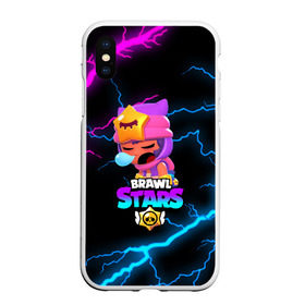 Чехол для iPhone XS Max матовый с принтом BRAWL STARS SANDY в Кировске, Силикон | Область печати: задняя сторона чехла, без боковых панелей | 8 bit | 8 бит | bibi | brawl stars | crow | el brown | leon | leon shark | max | mr.p | sally leon | sandy | shark | stars | tara | virus | werewolf | акула | биби | вирус | ворон | леон | оборотень | пингвин