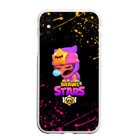 Чехол для iPhone XS Max матовый с принтом BRAWL STARS SANDY в Кировске, Силикон | Область печати: задняя сторона чехла, без боковых панелей | 8 bit | 8 бит | bibi | brawl stars | crow | el brown | leon | leon shark | max | mr.p | sally leon | sandy | shark | stars | tara | virus | werewolf | акула | биби | вирус | ворон | леон | оборотень | пингвин