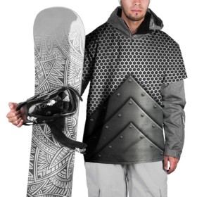 Накидка на куртку 3D с принтом Броня металлическая в Кировске, 100% полиэстер |  | абстракция | броня | геометрия | железо | кольчуга | конус | круги | линии | металл | полосы | сетка | сталь | текстура | треугольник