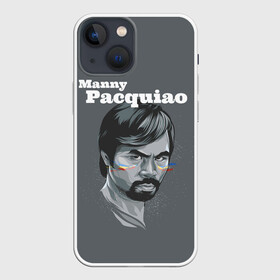 Чехол для iPhone 13 mini с принтом Manny Pacquiao в Кировске,  |  | Тематика изображения на принте: manny pacquiao | pac man | pacquiao | бокс | мэнни пакьяо | пакьяо