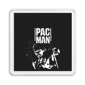 Магнит 55*55 с принтом Pac Man в Кировске, Пластик | Размер: 65*65 мм; Размер печати: 55*55 мм | manny pacquiao | pac man | pacquiao | бокс | мэнни пакьяо | пакьяо
