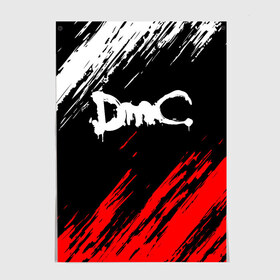 Постер с принтом DEVIL MAY CRY (DMC) в Кировске, 100% бумага
 | бумага, плотность 150 мг. Матовая, но за счет высокого коэффициента гладкости имеет небольшой блеск и дает на свету блики, но в отличии от глянцевой бумаги не покрыта лаком | dante | devil may cry | devil may cry 5 | dmc | game | hell | play | sword | ад | данте | игры | меч