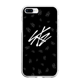 Чехол для iPhone 7Plus/8 Plus матовый с принтом Stray Kids в Кировске, Силикон | Область печати: задняя сторона чехла, без боковых панелей | bang chan | changbin | han | hyunjin | k pop | korean pop | lee felix | lee know | seungmin | skz | stray kids | бэнг чан | ли ноу | ли феликс | скз | стрей кидс | хан | хёнджин | чана | чангбин