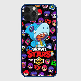 Чехол для iPhone 12 Pro с принтом BRAWL STARS LEON SHARK в Кировске, силикон | область печати: задняя сторона чехла, без боковых панелей | 8 bit | 8 бит | bibi | brawl stars | crow | el brown | leon | leon shark | max | mr.p | sally leon | shark | stars | virus | werewolf | акула | биби | вирус | ворон | леон | оборотень | пингвин