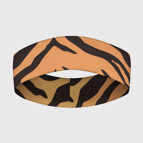 Повязка на голову 3D с принтом Тигриный камуфляж в Кировске,  |  | камуфляж | кошка | кошки | окрас | природа | текстура | тигр | тигра | тигры