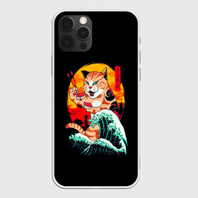 Чехол для iPhone 12 Pro Max с принтом Котейка в Кировске, Силикон |  | animal | anime | art | cat | japan | meme | samurai | аниме | арт | волна | животное | закат | иероглефы | кот | кошка | мем | прикол | прикольная | природа | сакура | самурай | суши | юмор | япония