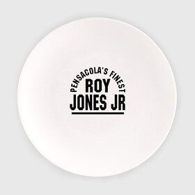 Тарелка с принтом Roy Jones Jr. в Кировске, фарфор | диаметр - 210 мм
диаметр для нанесения принта - 120 мм | captain hook | roy jones | roy levesta jones | бокс | капитан хук | рой джонс