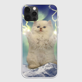 Чехол для iPhone 12 Pro Max с принтом Грозовой Котик в Кировске, Силикон |  | cat | cats | memes | гроза | грозовой | грозовой кошак | животные | кот | котенок | котик | котята | кошак | кошка | мем | мемы | молнии | молния | прикол | прикольные