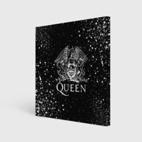 Холст квадратный с принтом QUEEN | КВИН (Z) в Кировске, 100% ПВХ |  | queen | rock | брайан мэи | группа queen | группа квин | джон дикон | квин | королева | король | роджер тейлор | рок | фредди меркьюри