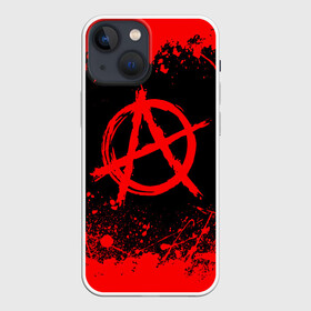 Чехол для iPhone 13 mini с принтом АНАРХИЯ | ANARCHY в Кировске,  |  | anarchy | riot | rock | анархия | бунт | знаки | музыка | панки | рок | символ