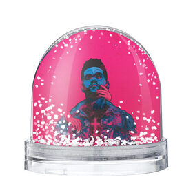 Снежный шар с принтом The Weeknd в Кировске, Пластик | Изображение внутри шара печатается на глянцевой фотобумаге с двух сторон | blinding lights | heartless | starboy | the weekend | уикенд
