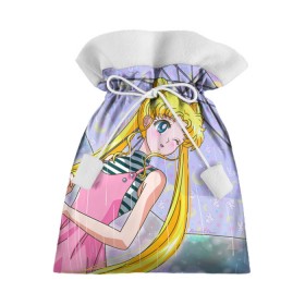 Подарочный 3D мешок с принтом Sailor Moon в Кировске, 100% полиэстер | Размер: 29*39 см | baby | bunny | girl | like | pink | sailormoon | usagi | вода капли | воин | волосы | глаза | девушка | дождь | зайчик | зонтик | котик | кролик | лето | луна | малышка | матроска | небо | облака | природа | радуга | розовый