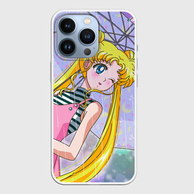 Чехол для iPhone 13 Pro с принтом Sailor Moon в Кировске,  |  | baby | bunny | girl | like | pink | sailormoon | usagi | вода капли | воин | волосы | глаза | девушка | дождь | зайчик | зонтик | котик | кролик | лето | луна | малышка | матроска | небо | облака | природа | радуга | розовый
