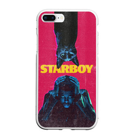 Чехол для iPhone 7Plus/8 Plus матовый с принтом STARBOY в Кировске, Силикон | Область печати: задняя сторона чехла, без боковых панелей | blinding lights | heartless | starboy | the weekend | уикенд