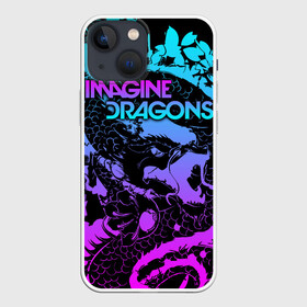 Чехол для iPhone 13 mini с принтом Imagine Dragons в Кировске,  |  | alternative | believer | demons | dragons | imagines | imagining | interscope | kid | korner | radioactive | records | альтернативный рок | имеджин драгонс | инди | поп | электроник