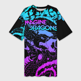Платье-футболка 3D с принтом Imagine Dragons в Кировске,  |  | alternative | believer | demons | dragons | imagines | imagining | interscope | kid | korner | radioactive | records | альтернативный рок | имеджин драгонс | инди | поп | электроник