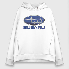 Женское худи Oversize хлопок с принтом SUBARU в Кировске, френч-терри — 70% хлопок, 30% полиэстер. Мягкий теплый начес внутри —100% хлопок | боковые карманы, эластичные манжеты и нижняя кромка, капюшон на магнитной кнопке | 2020 | auto | forester | impreza | outback | sport | sti | subaru | tribeca | wrx | авто | автомобиль | автомобильные | аутбек | бренд | врх | импреза | марка | машины | оутбек | спорт | сти | субару | трибека | форестер