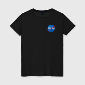 Женская футболка хлопок с принтом NASA в Кировске, 100% хлопок | прямой крой, круглый вырез горловины, длина до линии бедер, слегка спущенное плечо | galaxy | maven | nasa | space | space company | star | астрономия | галактика | джемини | дискавери | звезды | космическая компания | космос | кьюриос | меркурий | наса | скайлэб | спейс шаттл | шаттл