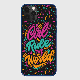Чехол для iPhone 12 Pro Max с принтом Girl rule the world в Кировске, Силикон |  | 8 марта | fem | feminism | feminist | девочки | девушки | женщины | феминизм | феминист | фемистка