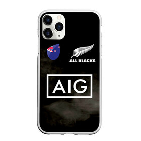 Чехол для iPhone 11 Pro Max матовый с принтом ALL BLACKS в Кировске, Силикон |  | all blacks | new zealandd | rugby | новая зеландия | олл блэкс | регби | хака