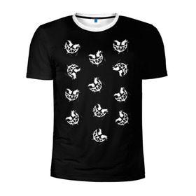 Мужская футболка 3D спортивная с принтом Pyrokinesis в Кировске, 100% полиэстер с улучшенными характеристиками | приталенный силуэт, круглая горловина, широкие плечи, сужается к линии бедра | Тематика изображения на принте: pyrokinesis | андрей | русский рэп | рэп | хип хоп