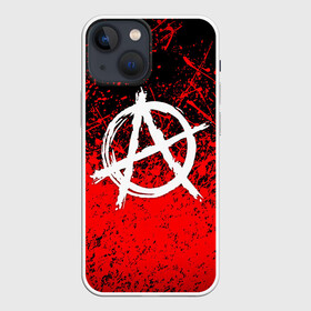 Чехол для iPhone 13 mini с принтом АНАРХИЯ | ANARCHY в Кировске,  |  | anarchy | riot | rock | анархия | бунт | знаки | музыка | панки | рок | символ