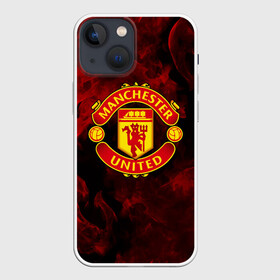 Чехол для iPhone 13 mini с принтом МАНЧЕСТЕР ЮНАЙТЕД | FCMU | MANCHESTER UNITED в Кировске,  |  | fc | fcmu | football | football club | manchester united | red devils | sport | красные дьяволы | манчестер юнайтед | спорт | фк | фкмю | футбол | футбольный клуб