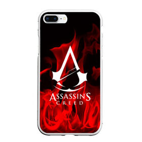 Чехол для iPhone 7Plus/8 Plus матовый с принтом ASSASSIN`S CREED в Кировске, Силикон | Область печати: задняя сторона чехла, без боковых панелей | black flag | brotherhood | chronicles | creed | game | origins | revelations | rogue | syndicate | unity | альтаир | ассасин | игры | кинжал | пираты