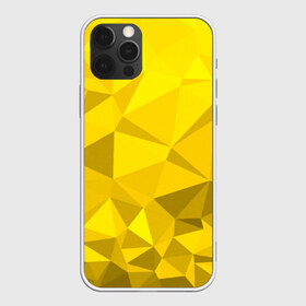 Чехол для iPhone 12 Pro Max с принтом YELLOW ABSTRACT в Кировске, Силикон |  | Тематика изображения на принте: abstract | abstraction | color | fractal | geometry | paitnt | polygon | polygonal | psy | абстракция | геометрия | краски | неоновые | полигоны | психоделика | фрактал