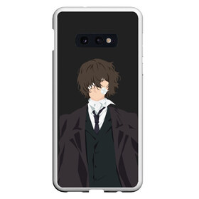 Чехол для Samsung S10E с принтом Osamu Dazai в Кировске, Силикон | Область печати: задняя сторона чехла, без боковых панелей | bungou | dazai | dogs | osamu | stray | асаму | бродячие псы | бродячих | дадзай | дазай | литературные гении | осаму | проза | псов