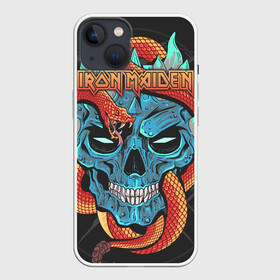 Чехол для iPhone 13 с принтом Iron Maiden в Кировске,  |  | 80s | hardrock | heavy | iron | maiden | metal | pop | steve harris | the final frontier | uk | айрон | группа | железная дева | метал | мэйден | хеви