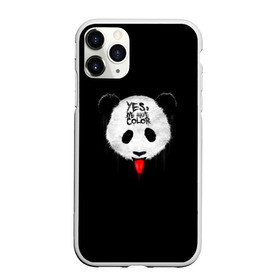 Чехол для iPhone 11 Pro матовый с принтом _Panda_ в Кировске, Силикон |  | color | have | hunter | panda | text | we | yes | австралия | арт | бе | высунула | глаза | голова | да | дикое | есть | животное | лбу | млекопитающее | на | надпись | нас | нос | охотник | панда | панды | показывает