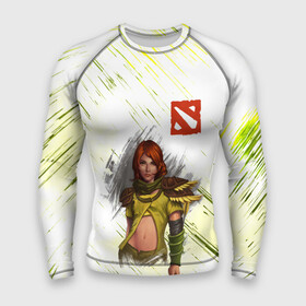 Мужской рашгард 3D с принтом Windranger в Кировске,  |  | dota | windranger | винра | дота 2 | дотер | игра | лучница