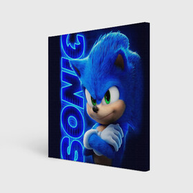 Холст квадратный с принтом SONIC в Кировске, 100% ПВХ |  | hedgehog | metal sonic | silver | silver the hedgehog | sonic | sonic boom | sonic the hedgehog | еж | ёж сонник | ежик | игры | кино | соник | соник в кино | фильм