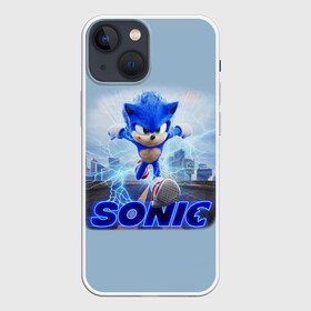 Чехол для iPhone 13 mini с принтом SONIC в Кировске,  |  | hedgehog | metal sonic | silver | silver the hedgehog | sonic | sonic boom | sonic the hedgehog | еж | ёж сонник | ежик | игры | кино | соник | соник в кино | фильм