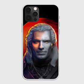 Чехол для iPhone 12 Pro Max с принтом HALF WITCHER в Кировске, Силикон |  | Тематика изображения на принте: gerald | geralt | henry cavill | netflix | the witcher | wild hunt | witcher | wolf | ведьмак | ведьмак сериал | волк | генри кавилл | геральд | дикая охота | нетфликс | нэтфликс