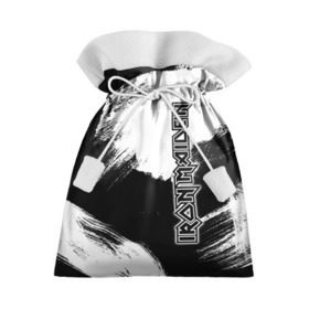 Подарочный 3D мешок с принтом Iron Maiden в Кировске, 100% полиэстер | Размер: 29*39 см | Тематика изображения на принте: 80s | hardrock | heavy | iron | maiden | metal | pop | steve harris | the final frontier | uk | айрон | группа | железная дева | метал | мэйден | хеви