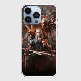 Чехол для iPhone 13 Pro с принтом КРОВЬ И ВЕДЬМАК в Кировске,  |  | gerald | geralt | henry cavill | netflix | the witcher | wild hunt | witcher | wolf | ведьмак | ведьмак сериал | волк | генри кавилл | геральд | дикая охота | нетфликс | нэтфликс