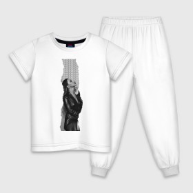 Детская пижама хлопок с принтом Artik & Asti в Кировске, 100% хлопок |  брюки и футболка прямого кроя, без карманов, на брюках мягкая резинка на поясе и по низу штанин
 | Тематика изображения на принте: 