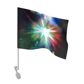 Флаг для автомобиля с принтом Космическая вспышка в Кировске, 100% полиэстер | Размер: 30*21 см | astronomy | астрономия | вселенная | вселенский | вспышка | вспышки | галактика | звезда | звёзды | космическая | космос | пространство | свет | светящиеся | светящийся | яркий | яркость