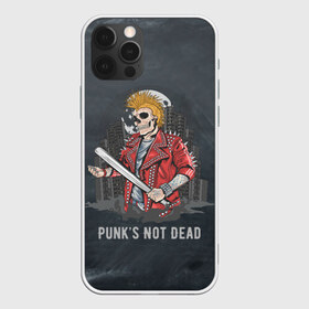 Чехол для iPhone 12 Pro Max с принтом Punk’s Not Dead в Кировске, Силикон |  | punk | punks | punk’s not dead | rock | rocker | метал | металл | панк | панки | рок | рокер | тяжелая музыка
