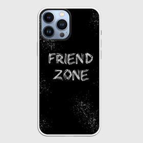 Чехол для iPhone 13 Pro Max с принтом FRIEND ZONE в Кировске,  |  | friend | zone | белая | девушка | девушке | другу | друзья | звезды | зона | любимой | люблю | минимализм | надпись | не | отношения | парень | парню | подарок | подруге | подружке | просто | только | френд