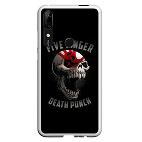 Чехол для Honor P Smart Z с принтом Five Finger Death Punch в Кировске, Силикон | Область печати: задняя сторона чехла, без боковых панелей | Тематика изображения на принте: 5fdp | death | ffdp | finger | five | five finger death punch | punch | грув метал