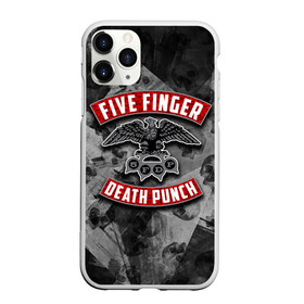 Чехол для iPhone 11 Pro матовый с принтом Five Finger Death Punch в Кировске, Силикон |  | Тематика изображения на принте: 5fdp | death | ffdp | finger | five | five finger death punch | punch | грув метал